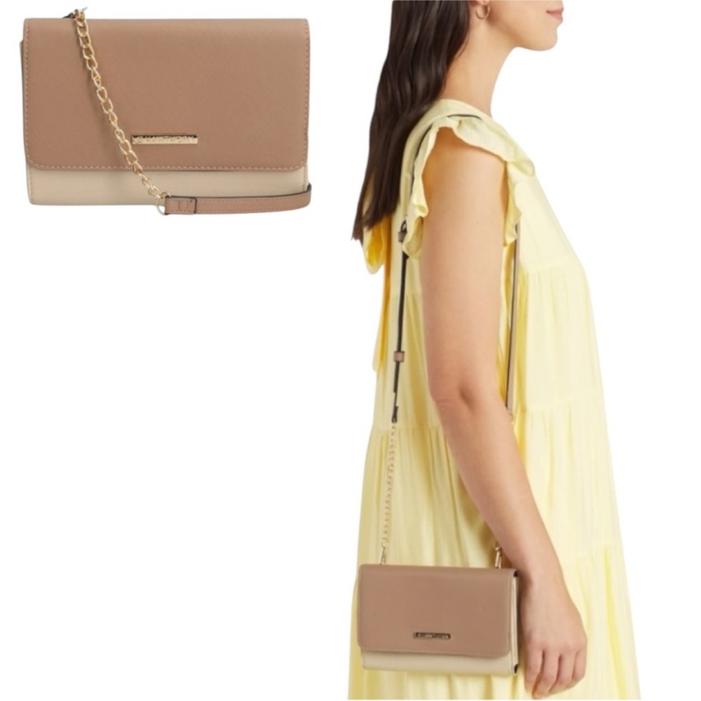 41 Hawthorn Tan and Cream Crossbody Bag